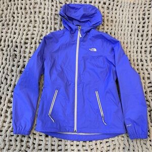 north face purple dry vent rain jacket